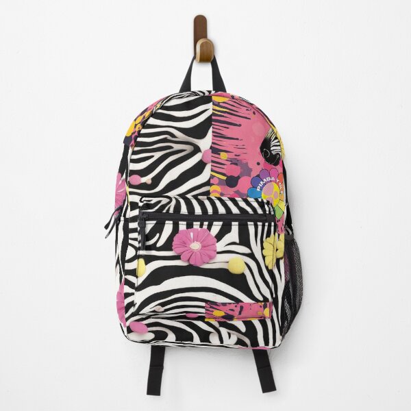 Item preview, ZEBRA, beautiful zebra print, stripes, polka dots and flowers designed and sold by Pimbayole.