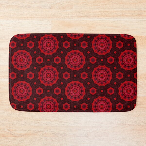 Item preview, Dark red hexagon pattern designed and sold by Sneshkica.