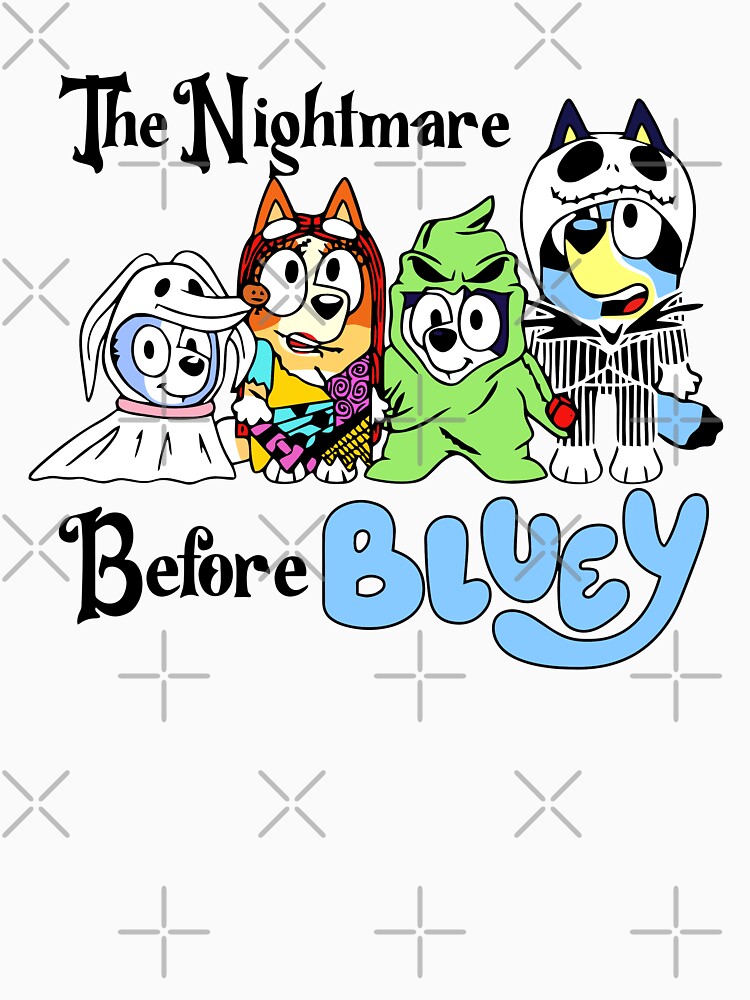 The Nightmare Before Bluey Funny Halloween Shirt