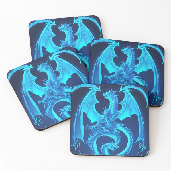 Item preview, Neon Dragon Spirit Blue Light designed and sold by Yellowriversss.