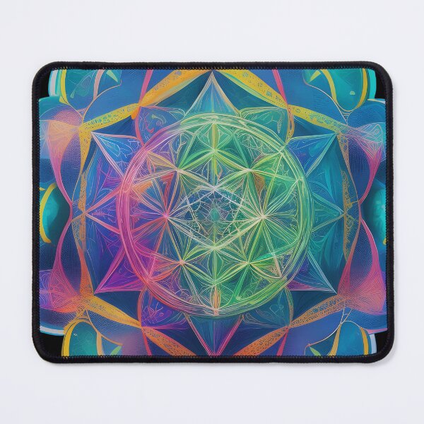 Item preview, Hyperspace Psychedelic Mandala Sacred Geometry designed and sold by Beyond The Veil.