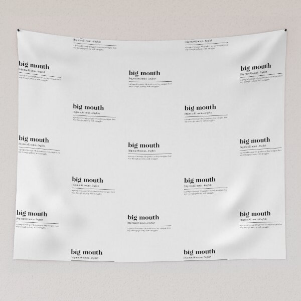 Item preview, Big mouth showminimal definition designed and sold by Lelanviete.