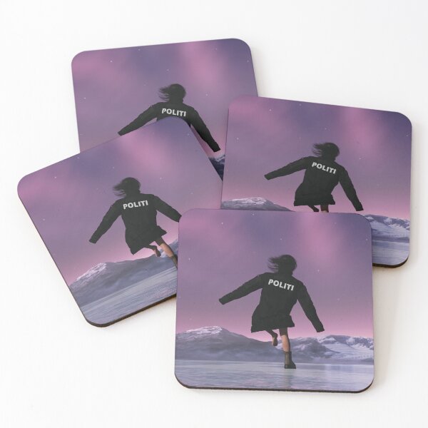 Piitalaat in a police jacket Coasters (Set of 4)