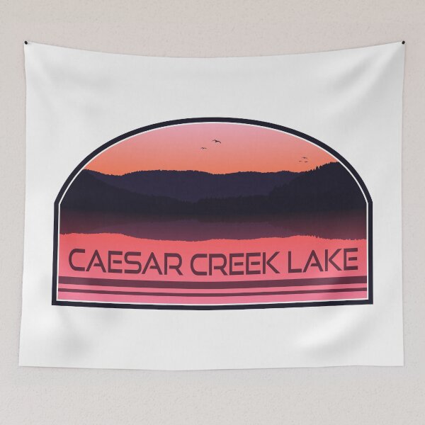Item preview, Caesar Creek Lake Ohio Red Sunrise designed and sold by Esskay Designs.