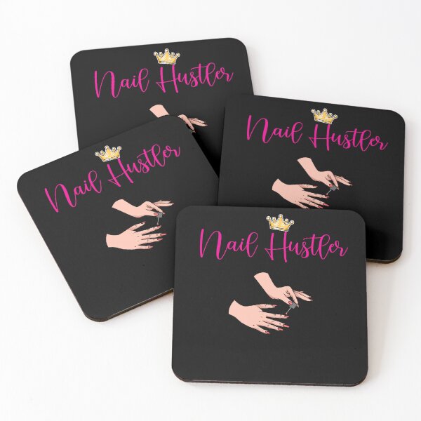 Aperçu de l'œuvre Nail Hustler sueur ongles conçoit manucure pour les filles créée et vendue par TownDesigns.