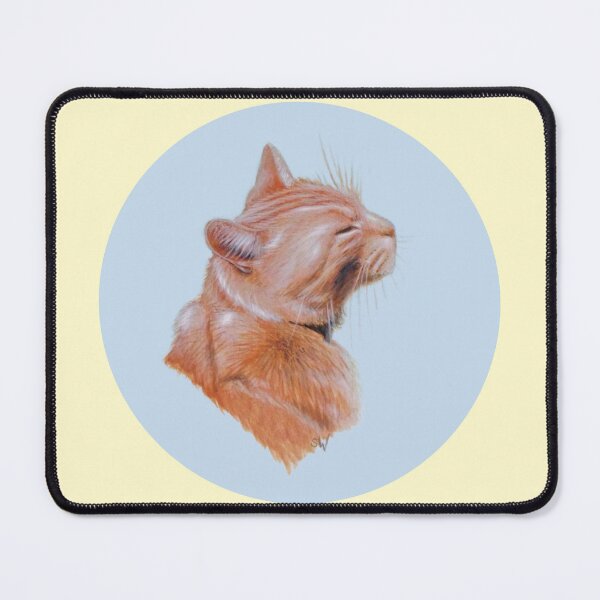 Item preview, Red Cat (yellow) designed and sold by SandraWarmerdam.