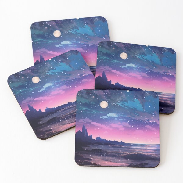Item preview, Stellar Serenity - Celestial Twilight Beach designed and sold by OdysseyArtworks.