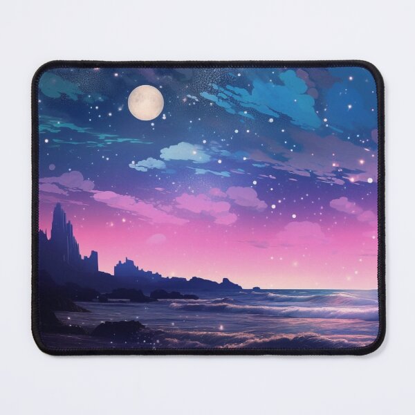 Item preview, Stellar Serenity - Celestial Twilight Beach designed and sold by OdysseyArtworks.