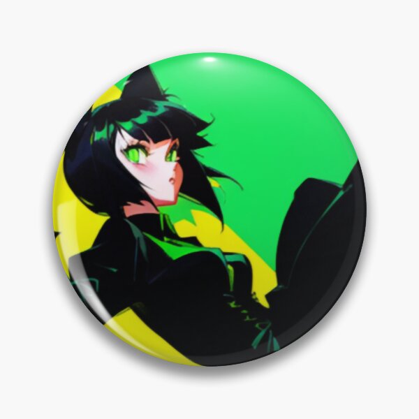 Item preview, Neon Green Cat Girl Action Shot Essential designed and sold by Victoriankundin.