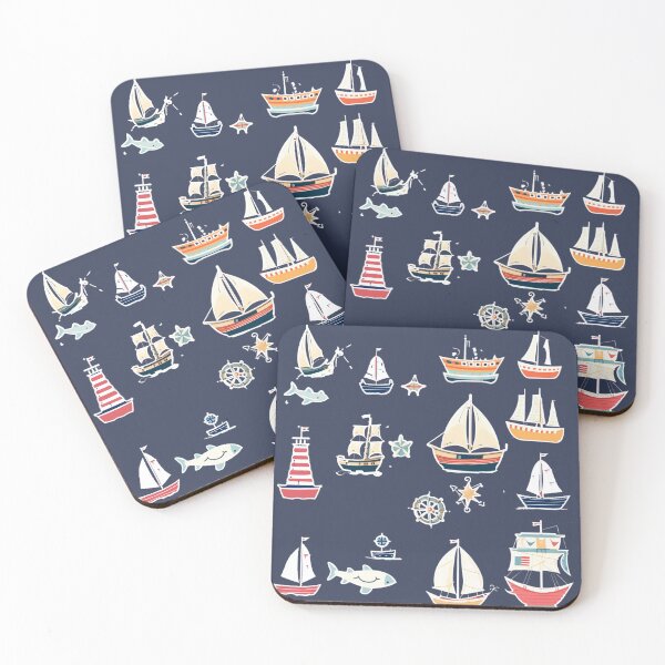Item preview, Nautical Adventure Cute Sticker | Coastal Decor Accent designed and sold by pavenavach.