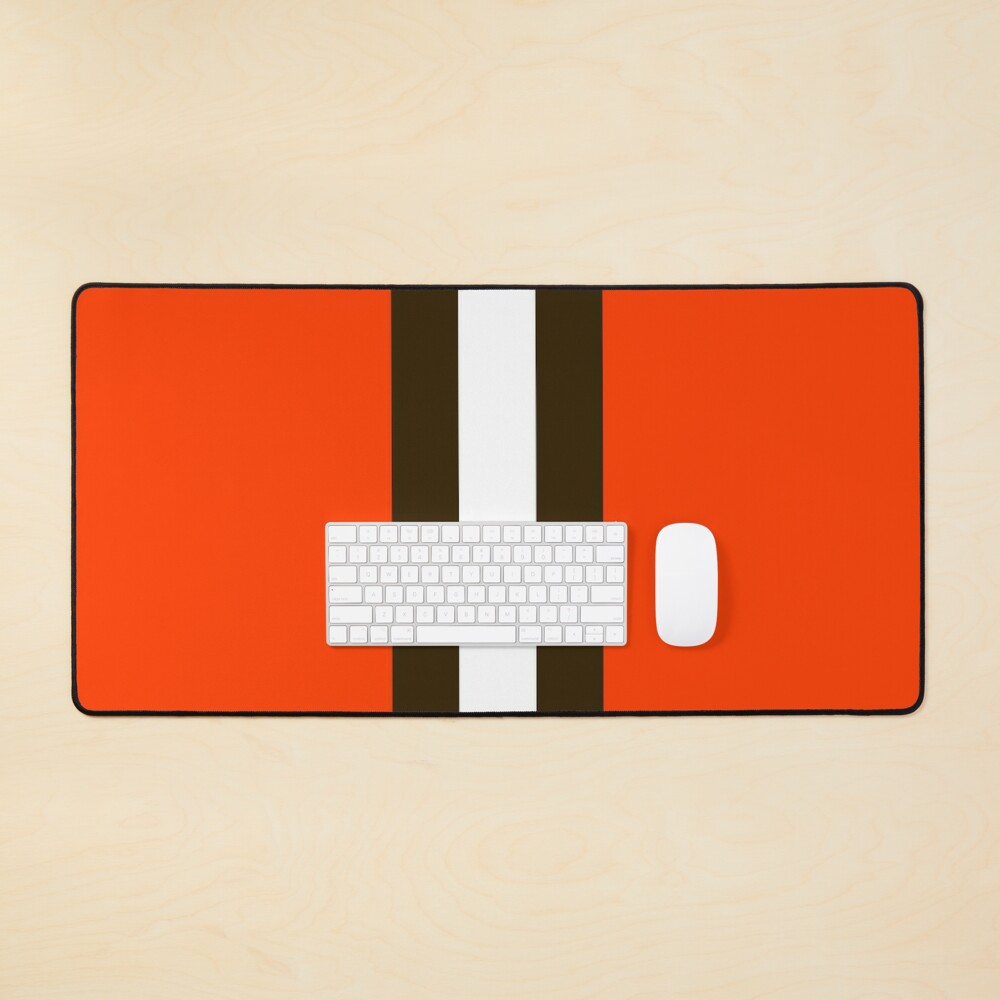 Cleveland Browns Stripe, Cleveland Football Orange  Sticker for Sale by  corbrand