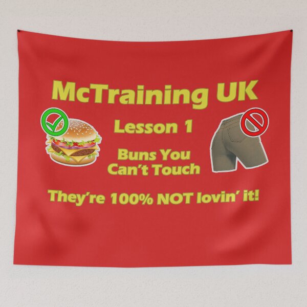 Item preview, McTraining UK - Buns You Can't Touch designed and sold by Fanarchist.