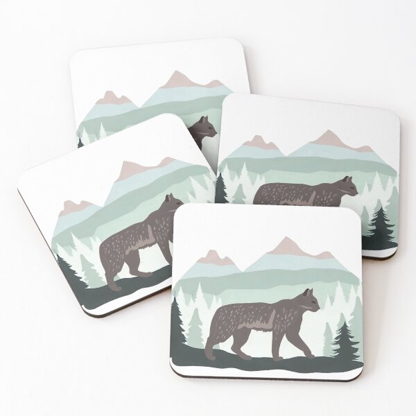 Item preview, A cougar in the mountain forest designed and sold by Fantes.