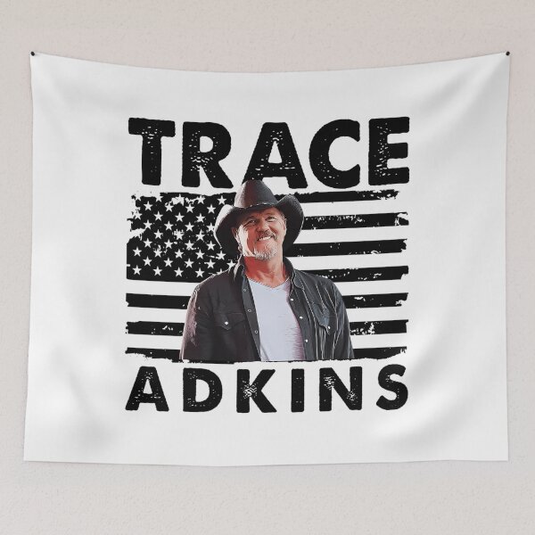 Item preview, Retro American Flag Trace Adkins Music Gift designed and sold by ChicArtQuent.