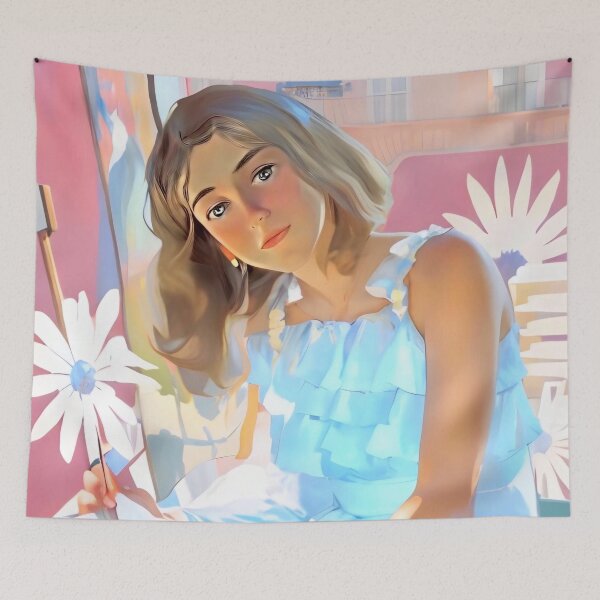 Item preview, Pensive Young Girl  designed and sold by Dana Roper.