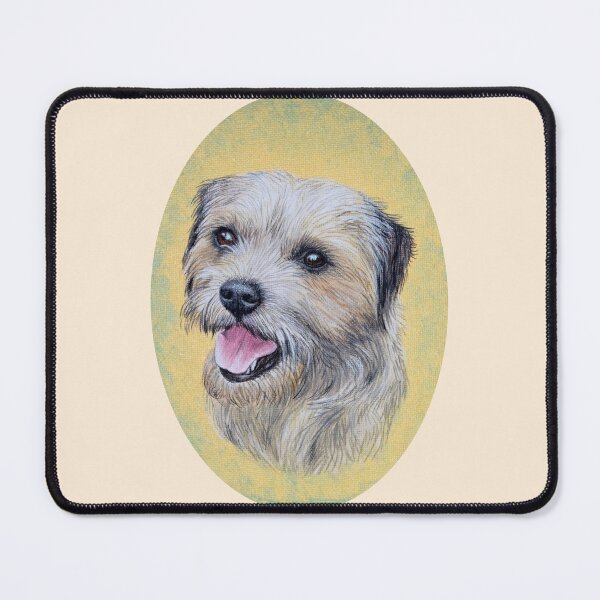 Item preview, Border Terrier (beige background) designed and sold by SandraWarmerdam.