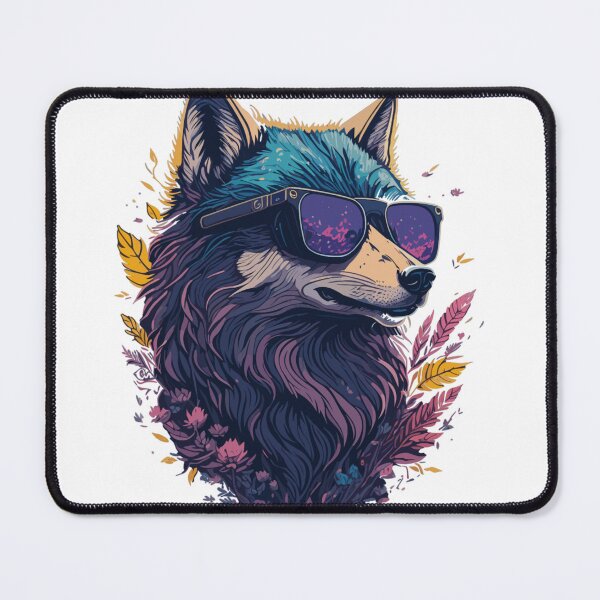Item preview, cool and colorful wolf t-shirts Essential designed and sold by Victoriankundin.