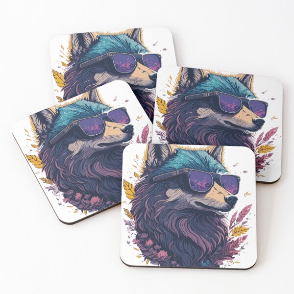 Item preview, cool and colorful wolf t-shirts Essential  designed and sold by Victoriankundin.