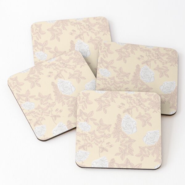 Item preview, Flower illustration repeat pattern designed and sold by Millie Oldham.