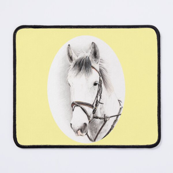Item preview, Horse Portrait-Light Yellow designed and sold by SandraWarmerdam.