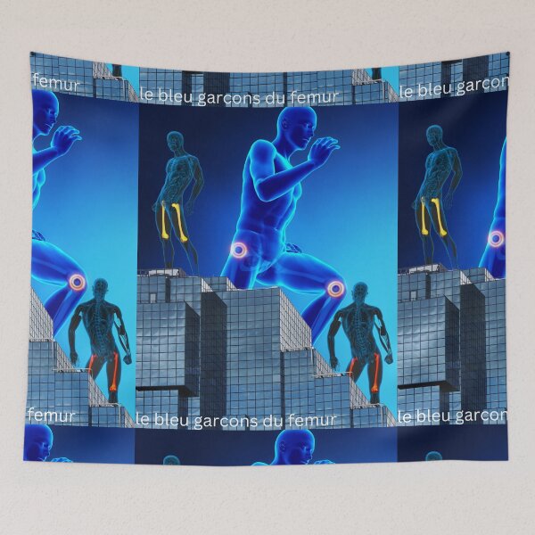 Item preview, Les Bleu Garcons du femur designed and sold by CannyGoods.