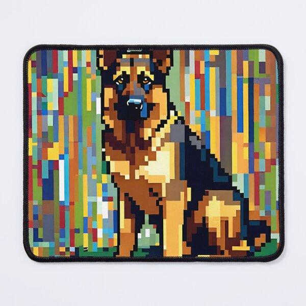 Item preview, German Shepherd Pixel Art designed and sold by CM7Designs.
