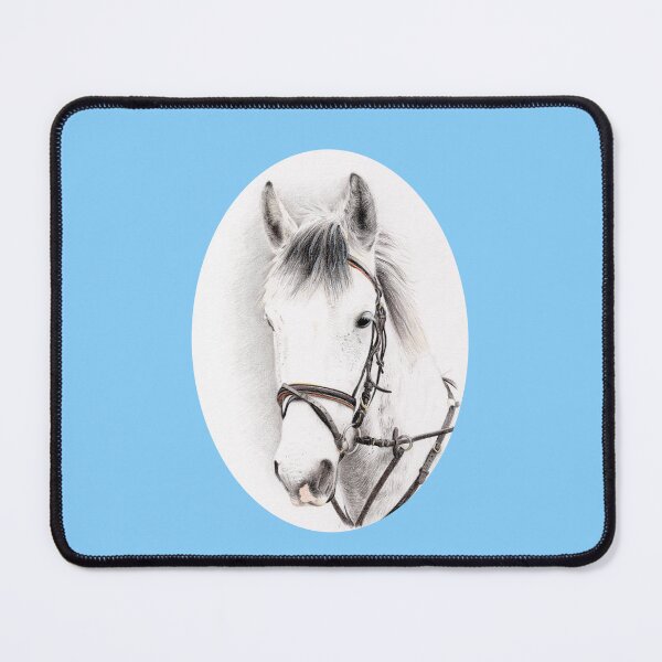 Item preview, Horse Portrait-Blue designed and sold by SandraWarmerdam.