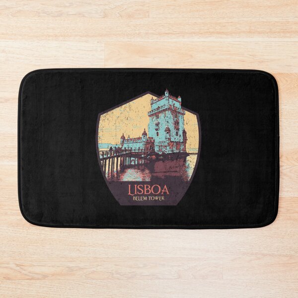 Item preview, Lisbon Tower of Belem Illustration | Iconic Monument Art designed and sold by Lemomo-artworks.