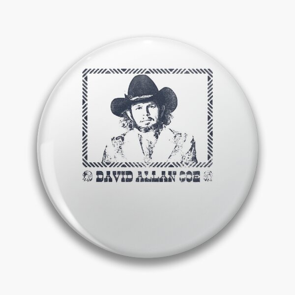 Item preview, David Allan Coe Retro Style Fan Design designed and sold by ShopArtBrais.