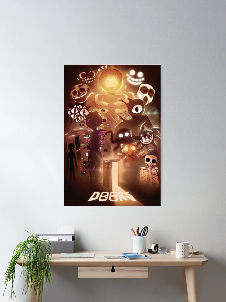 Roblox doors, all team  Art Print by doorzz