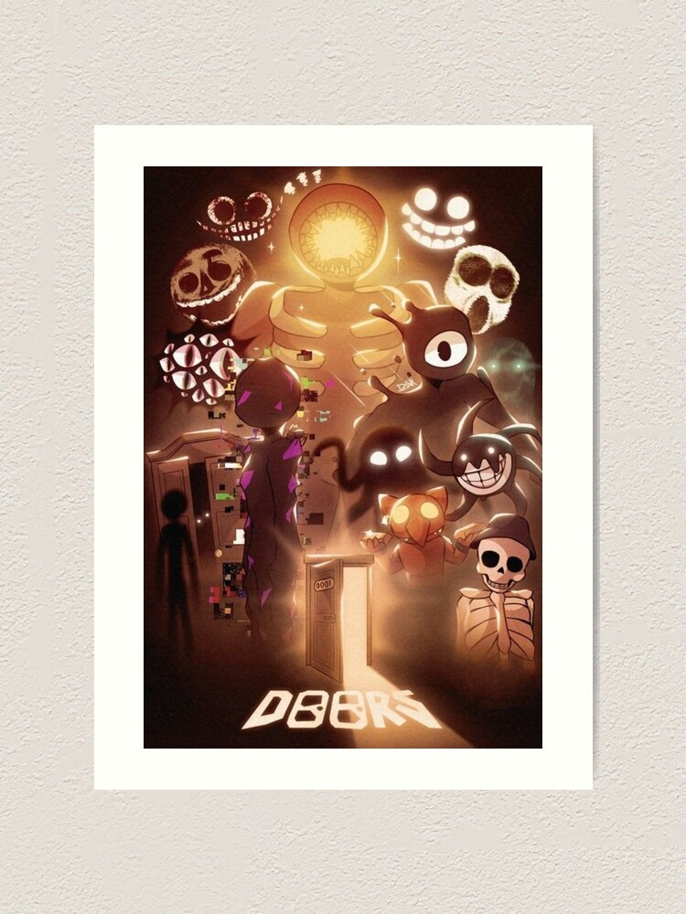 Psst, screech roblox doors  Poster by doorzz