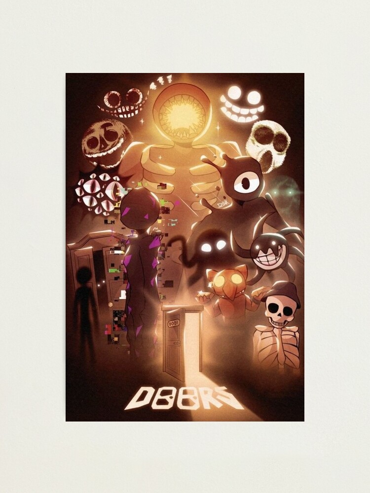 DOORS Ambush Logo - Roblox Doors - Posters and Art Prints