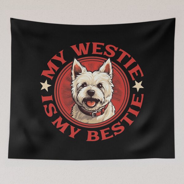 Item preview, My Westie is my Bestie West Highland White Terrier designed and sold by AntiqueImages.