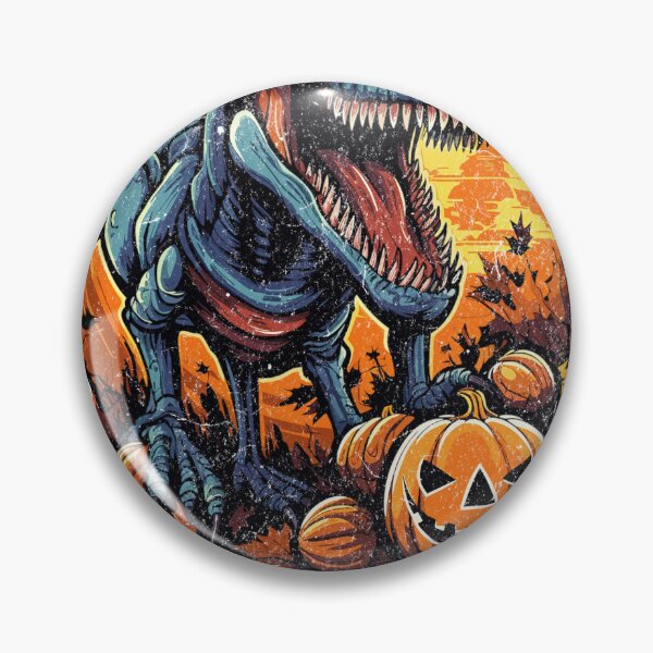Artikelvorschau, T-Rex Terror: Pumpkin Feast-Klassisches T-Shirt entworfen und verkauft von PatriciaReyes.