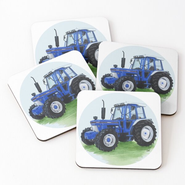 Item preview, Blue Classic Tractor designed and sold by SandraWarmerdam.