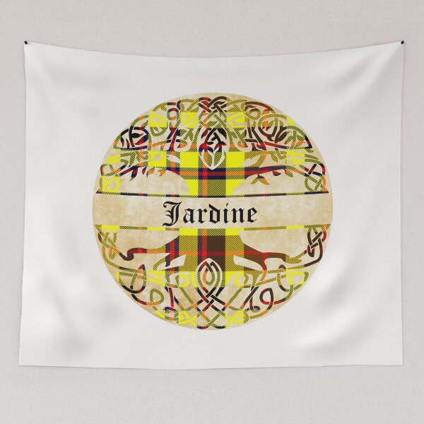Item preview, Jardine Tree of Life Clan Scottish Surname tartan designed and sold by BagTown Clans.