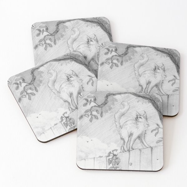 Item preview, Peaceful Cat designed and sold by Gaia Rydahl Due Rosendahl.