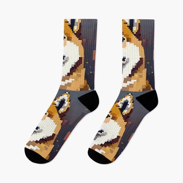 Artikelvorschau, Shiba Inu Pixelkunst entworfen und verkauft von CM7Designs.