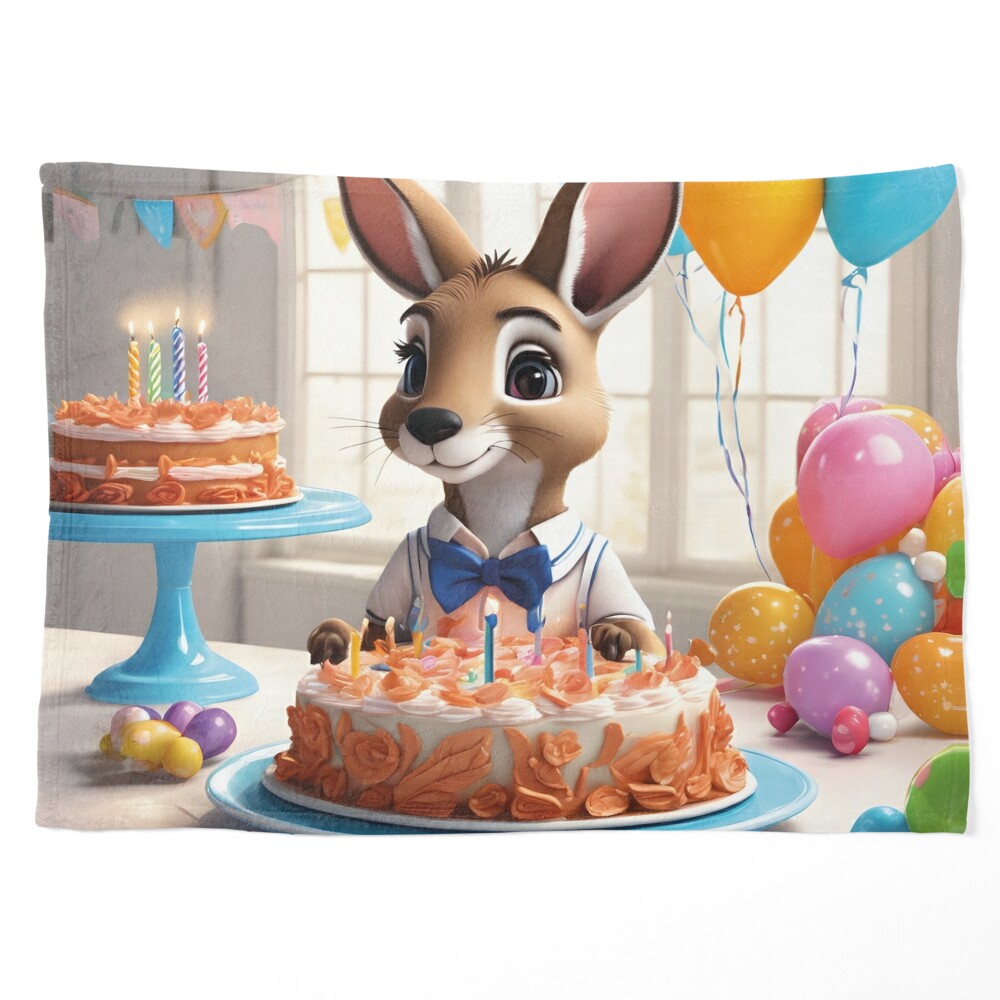 Amazon.com: BIABISD kangaroo Cake Topper Animals themed cake topper kangaroo  Happy birthday party Decorations : Grocery & Gourmet Food