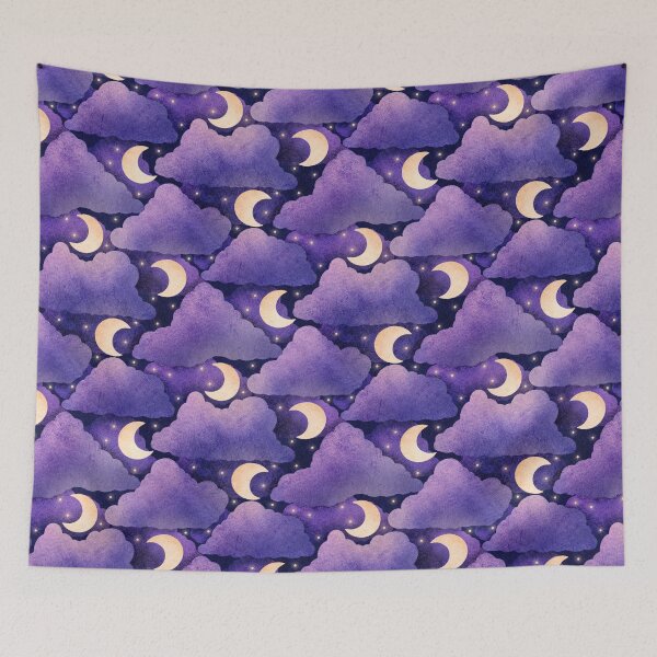 Item preview, Celestial Purple Clouds designed and sold by RebeccaFlaherty.