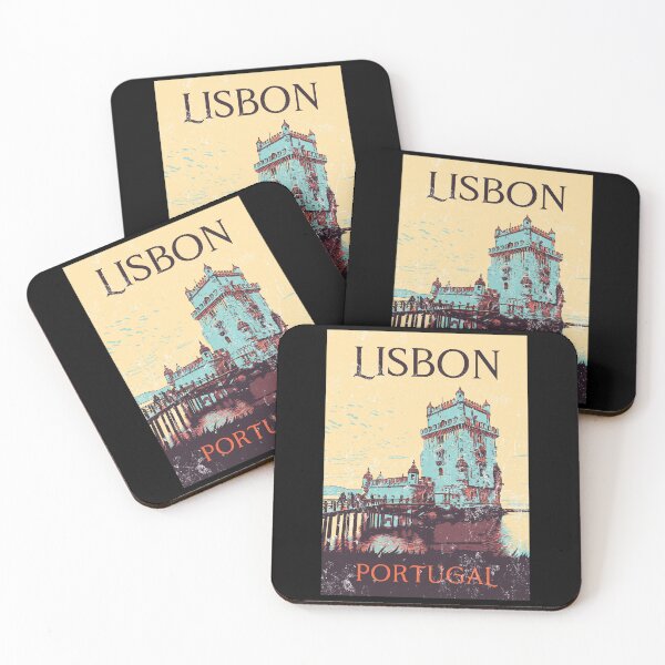 Item preview, Lisbon Tower of Belem Illustration | Iconic Monument Art designed and sold by Lemomo-artworks.