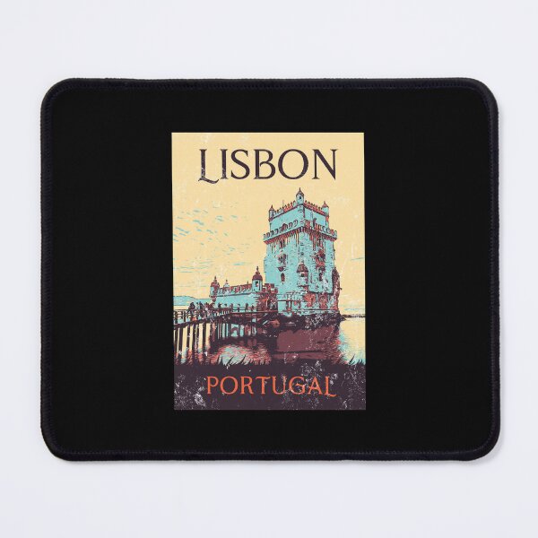 Item preview, Lisbon Tower of Belem Illustration | Iconic Monument Art designed and sold by Lemomo-artworks.