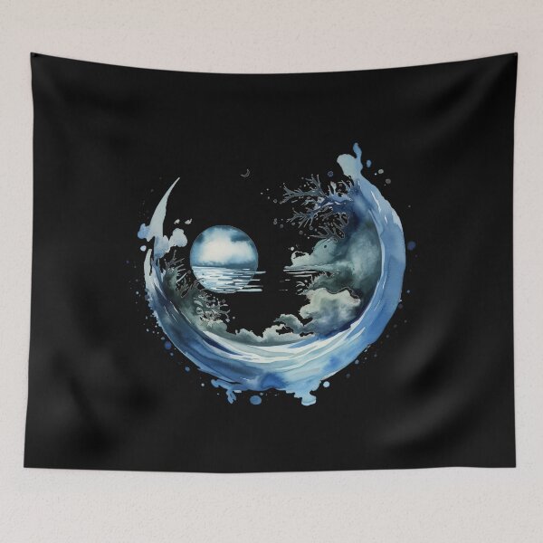 Item preview, Wholeness in Zen Japanese Circle of Inspiration for the Spiritual designed and sold by AnnaMDesign.