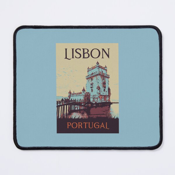 Item preview, Lisbon Tower of Belem Illustration | Iconic Monument Art designed and sold by Lemomo-artworks.