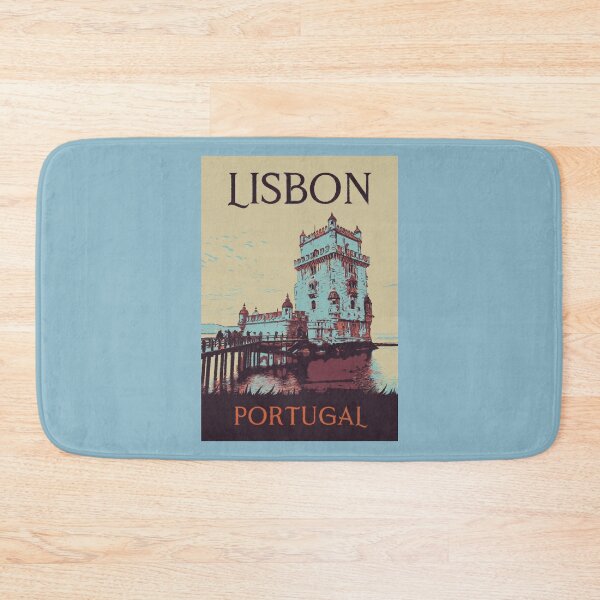 Item preview, Lisbon Tower of Belem Illustration | Iconic Monument Art designed and sold by Lemomo-artworks.