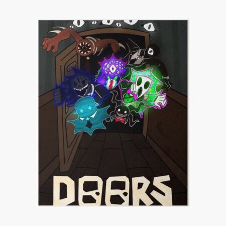 Roblox DOORS - Old Version of Seek Monster | Art Board Print