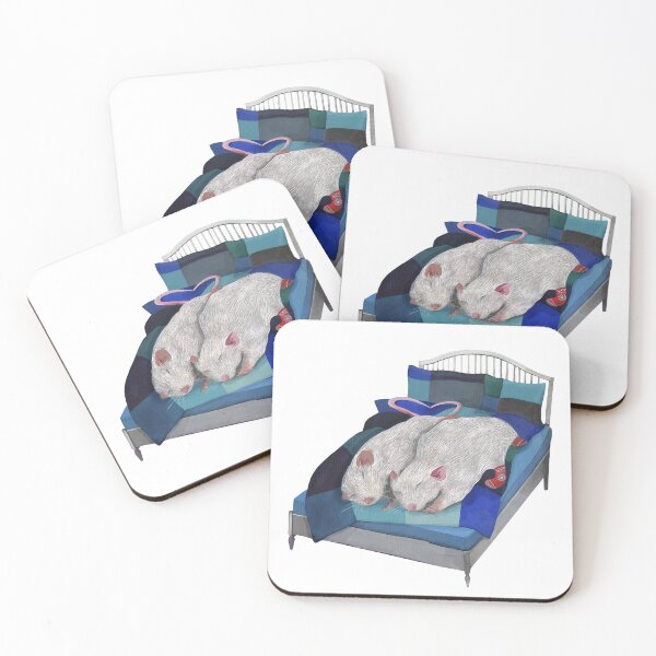 Item preview, Rats in bed designed and sold by Ekaterina Khozatskaya.