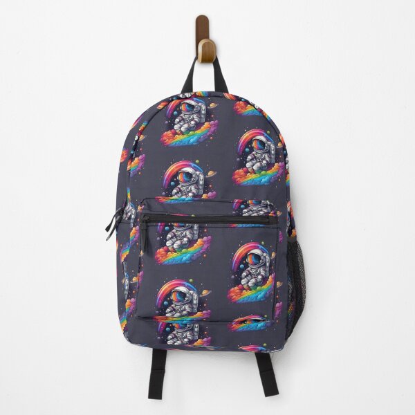 Item preview, The small astronaut and rainbow in space designed and sold by KimierArt.