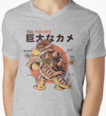 Bowserzilla T-shirt col V homme