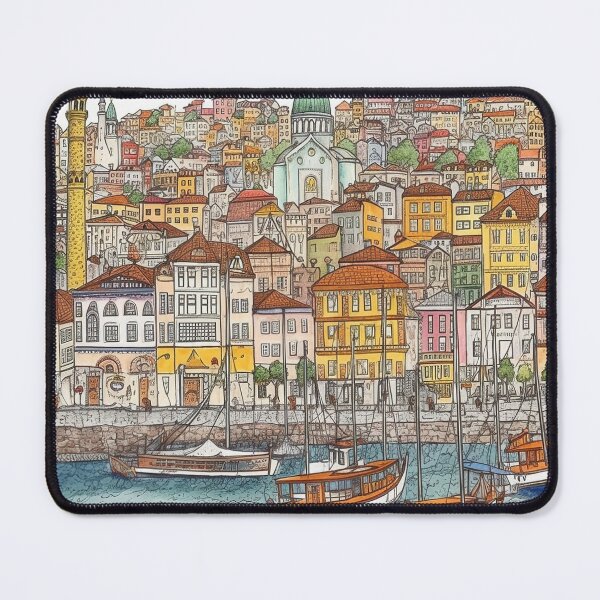 Item preview, Istanbul city drawing designed and sold by ComicsFactory.